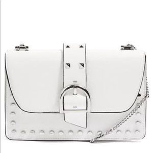 Topshop white silver detail handbag
